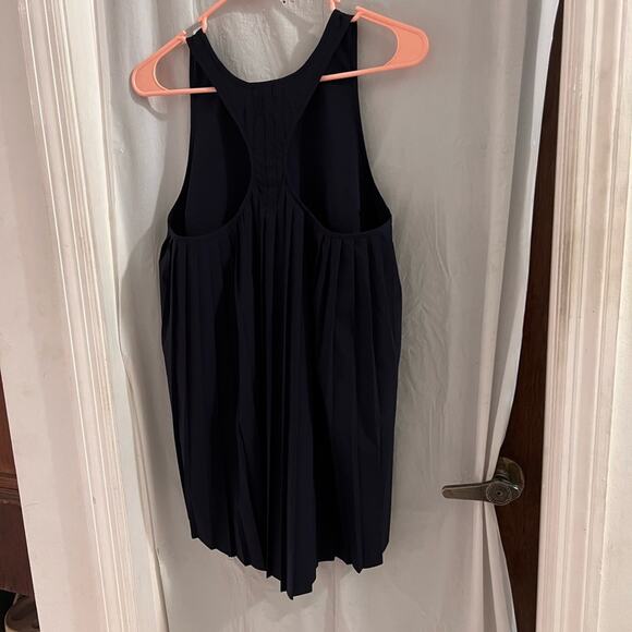 Athleta navy blue sojourn tank pleated racer back size xs - Picture 4 of 8